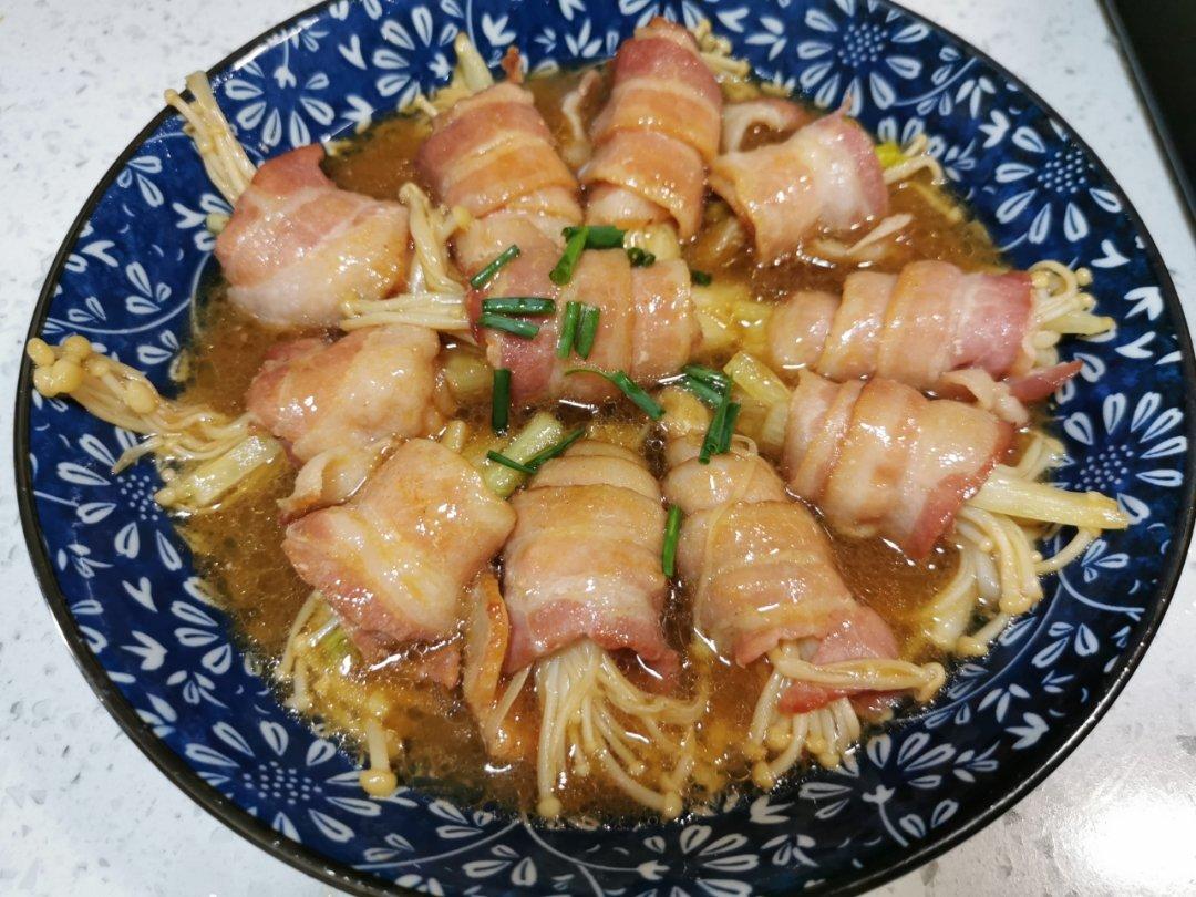 比肉还好吃的金针菇豆皮卷