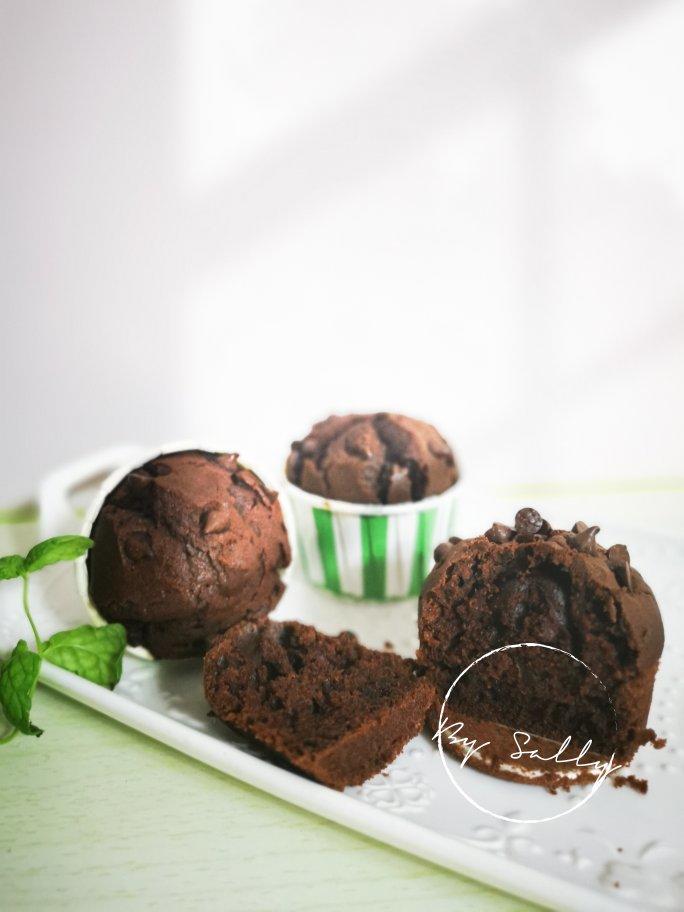 咖啡控必入👉咖啡巧克力豆马芬蛋糕❗️巨好吃