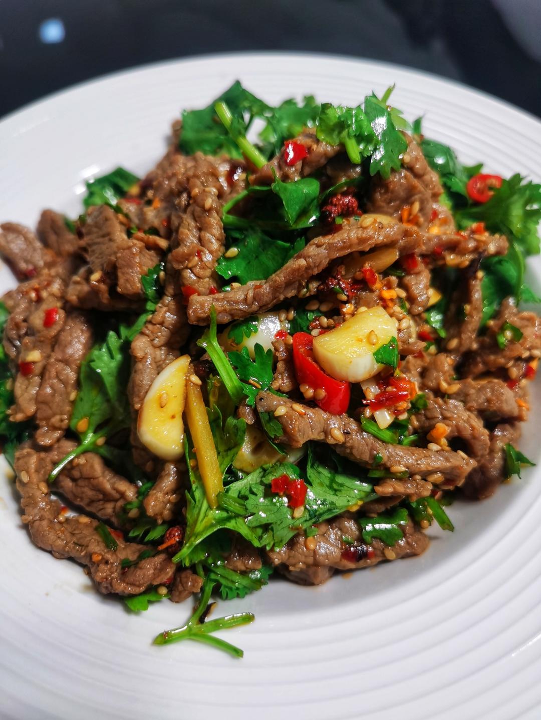 丈母娘吃了都夸的凉拌香菜牛肉