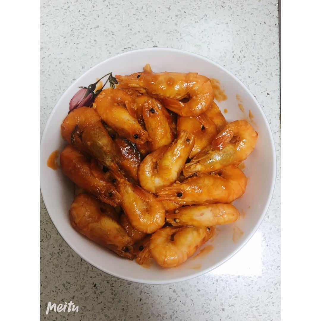【茄汁大虾】100年前的番茄吃法，烧大虾绝配！