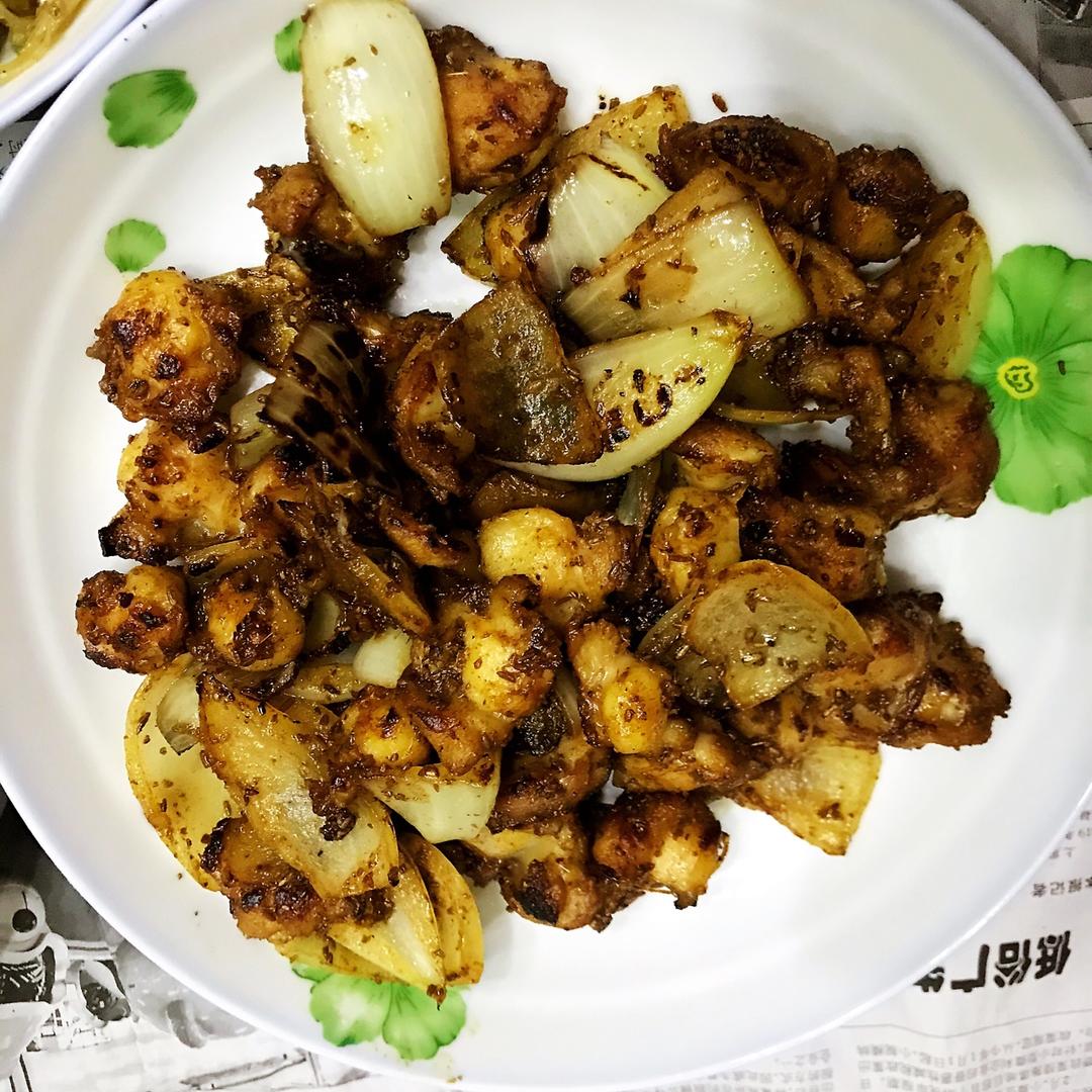孜然鸡脆骨（掌中宝、鸡里蹦）