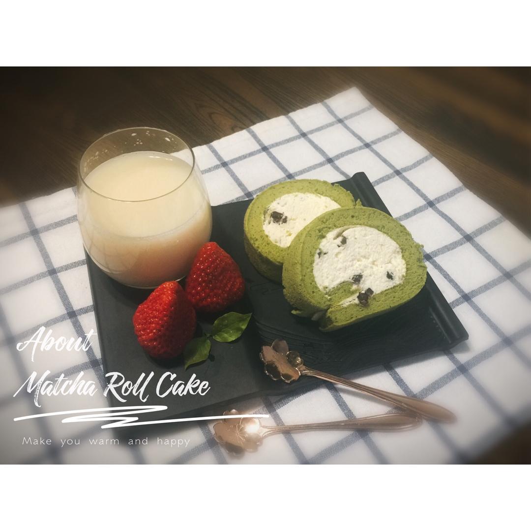 【曼达小馆】居酒屋系列：抹茶蜜豆卷与抹茶鸡尾酒