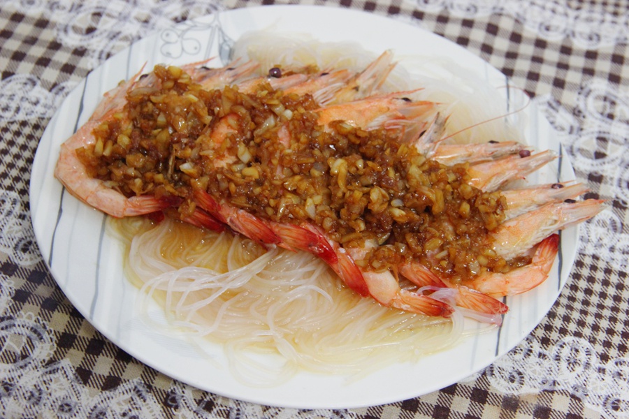 蒜蓉粉丝蒸虾
