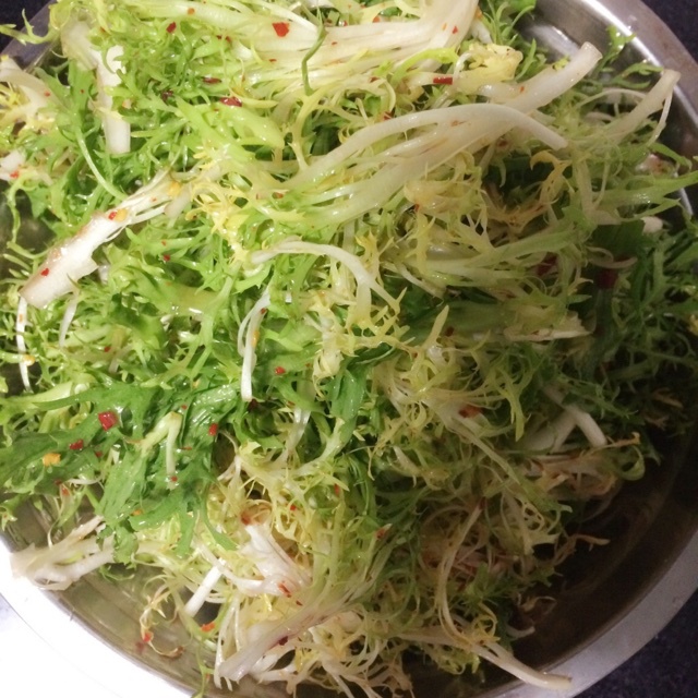 只有生菜的韩式生菜沙拉