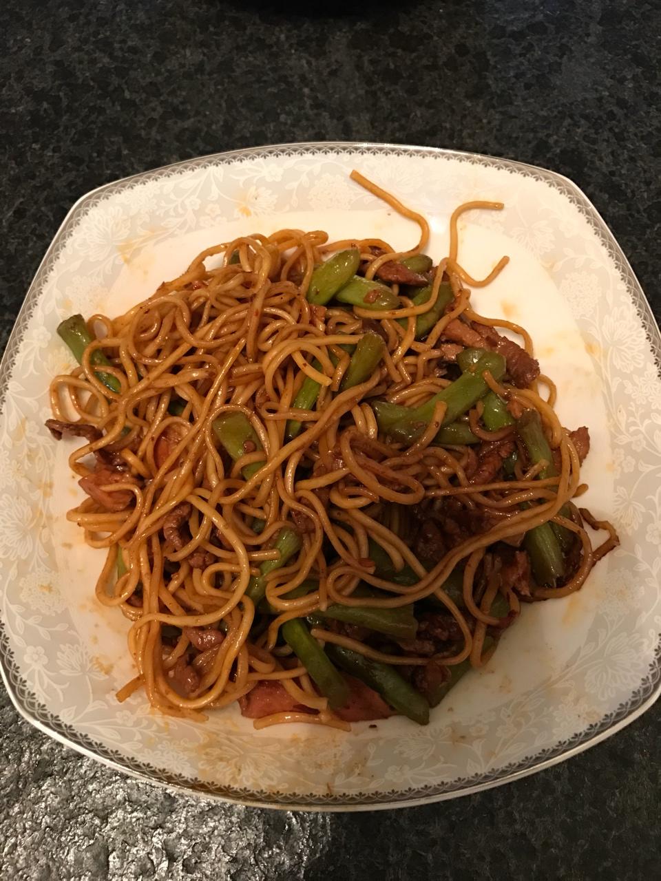 豆角焖面