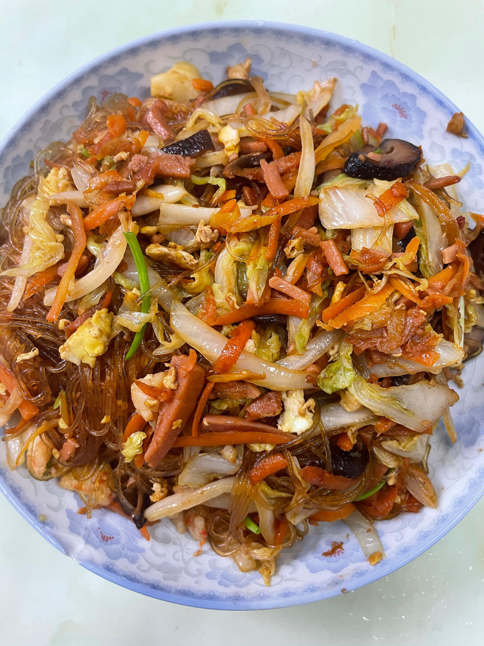 大白菜炒粉丝
