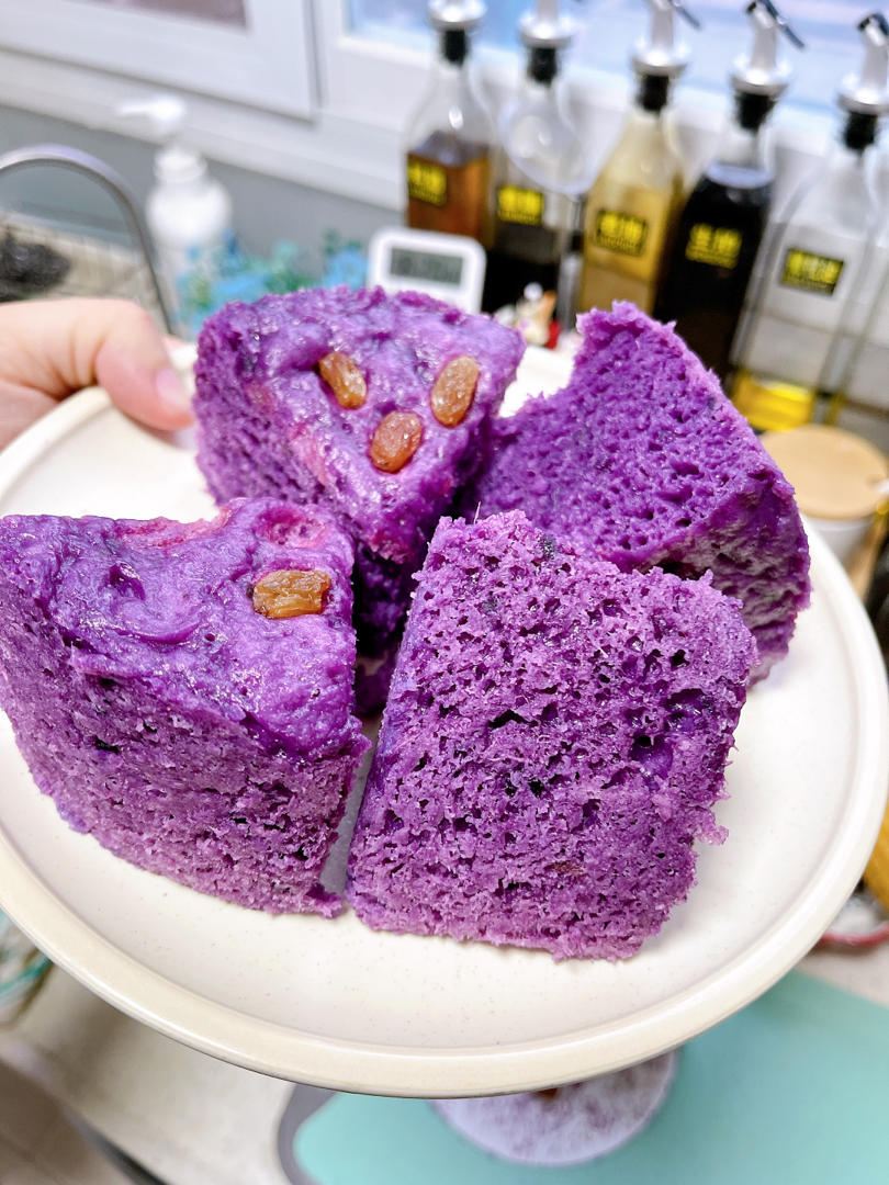 紫薯发糕
