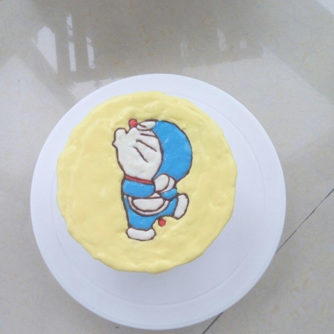 小猪叶子做的酸奶转印~芝士转印简化~适合手绘蛋糕填充和淋面