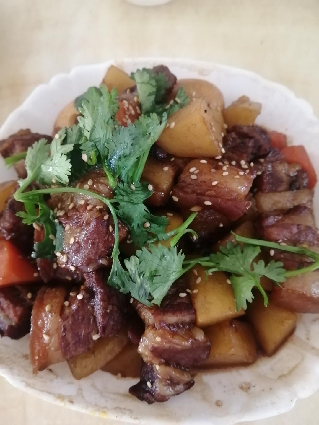 不焯水不放油的家常红烧肉