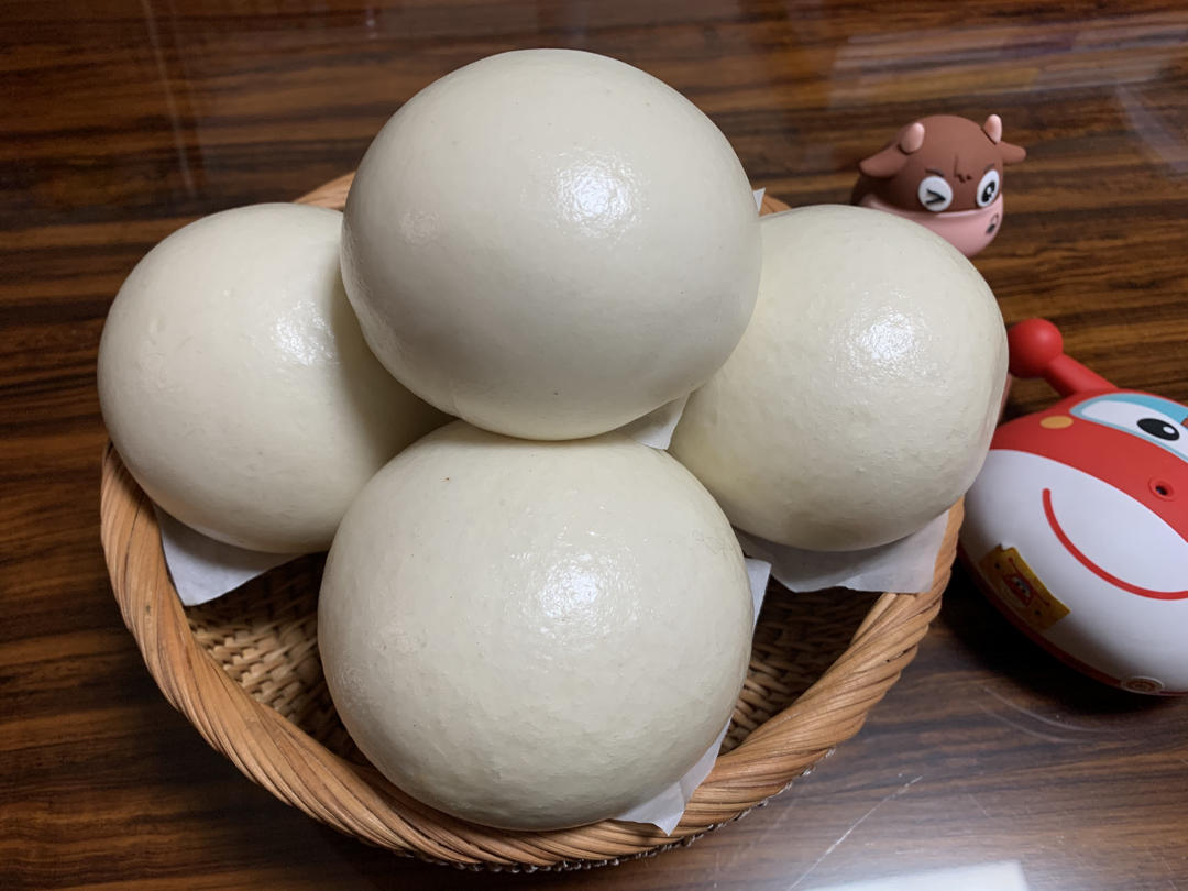 老面戗面白馒头
