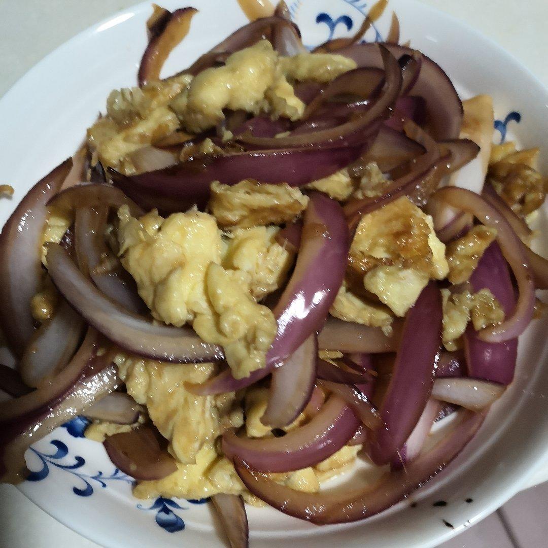 洋葱炒鸡蛋