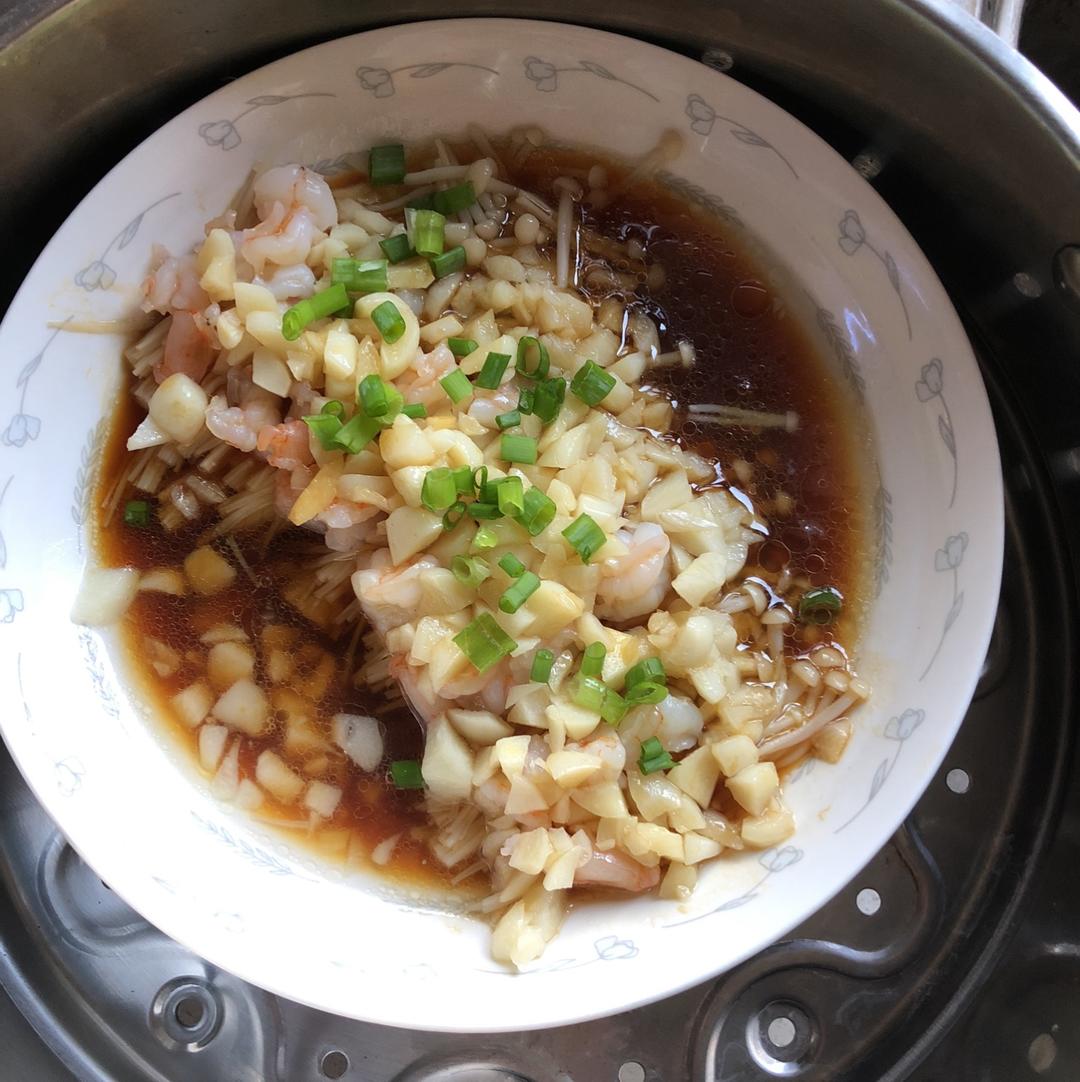 蒜蓉蒸金针菇