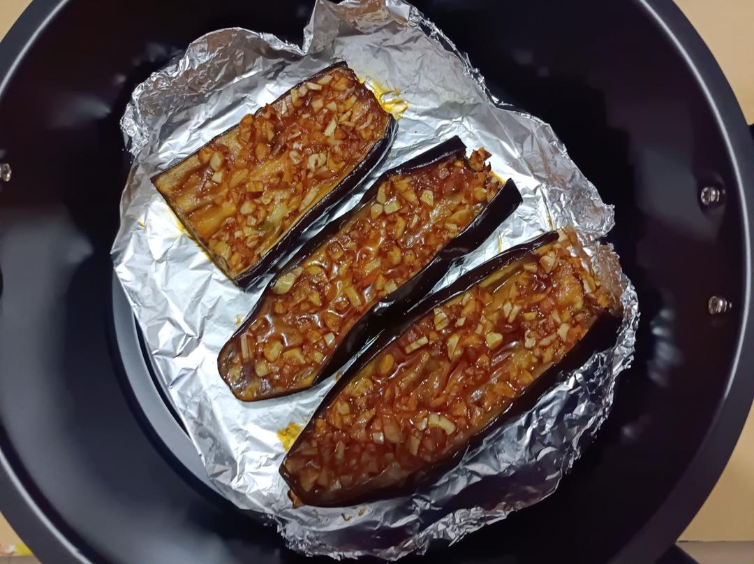 【空气炸锅】做出烧烤摊扬名立万的烤茄子！