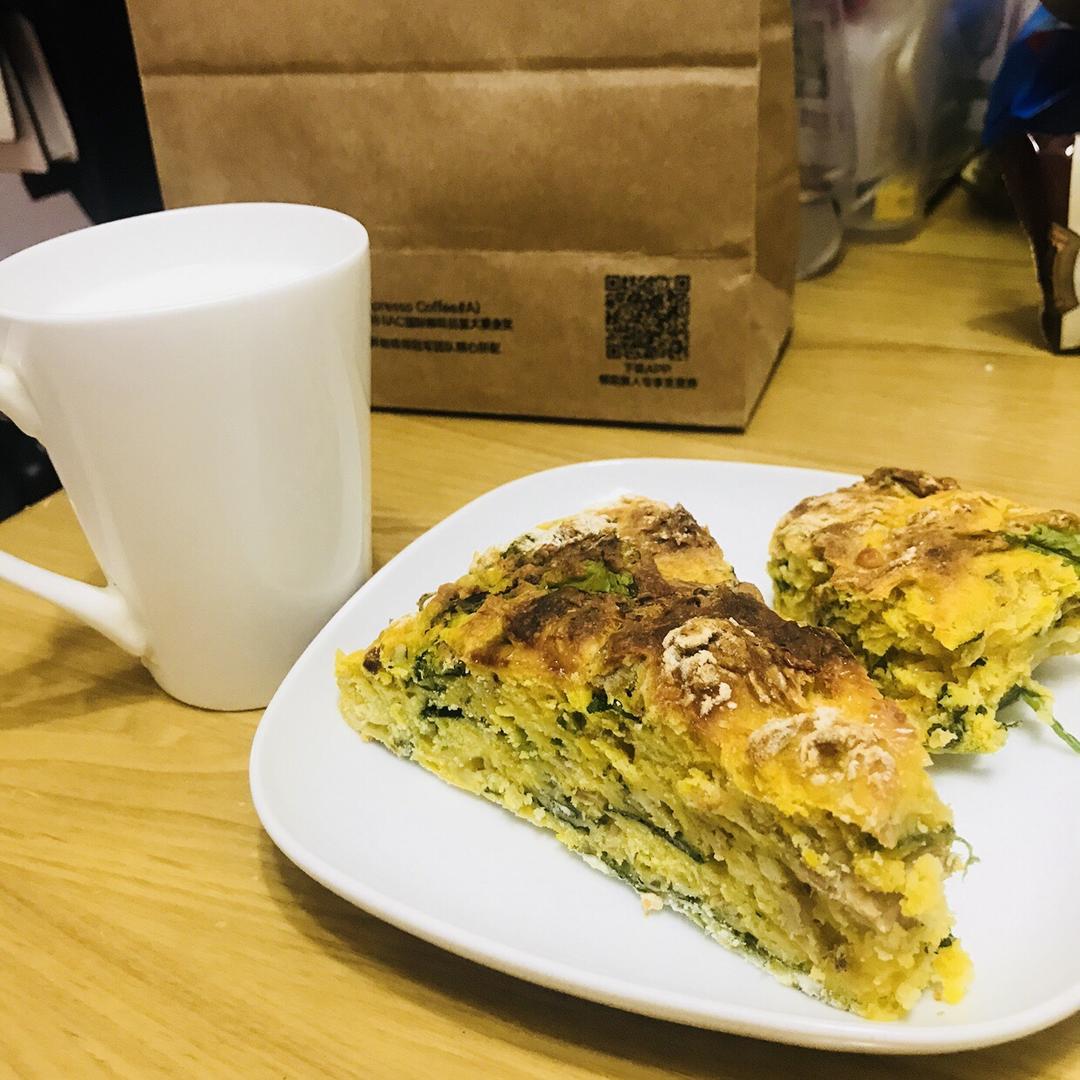 菠菜南瓜奶酪丹波面包丨健康·烘焙
