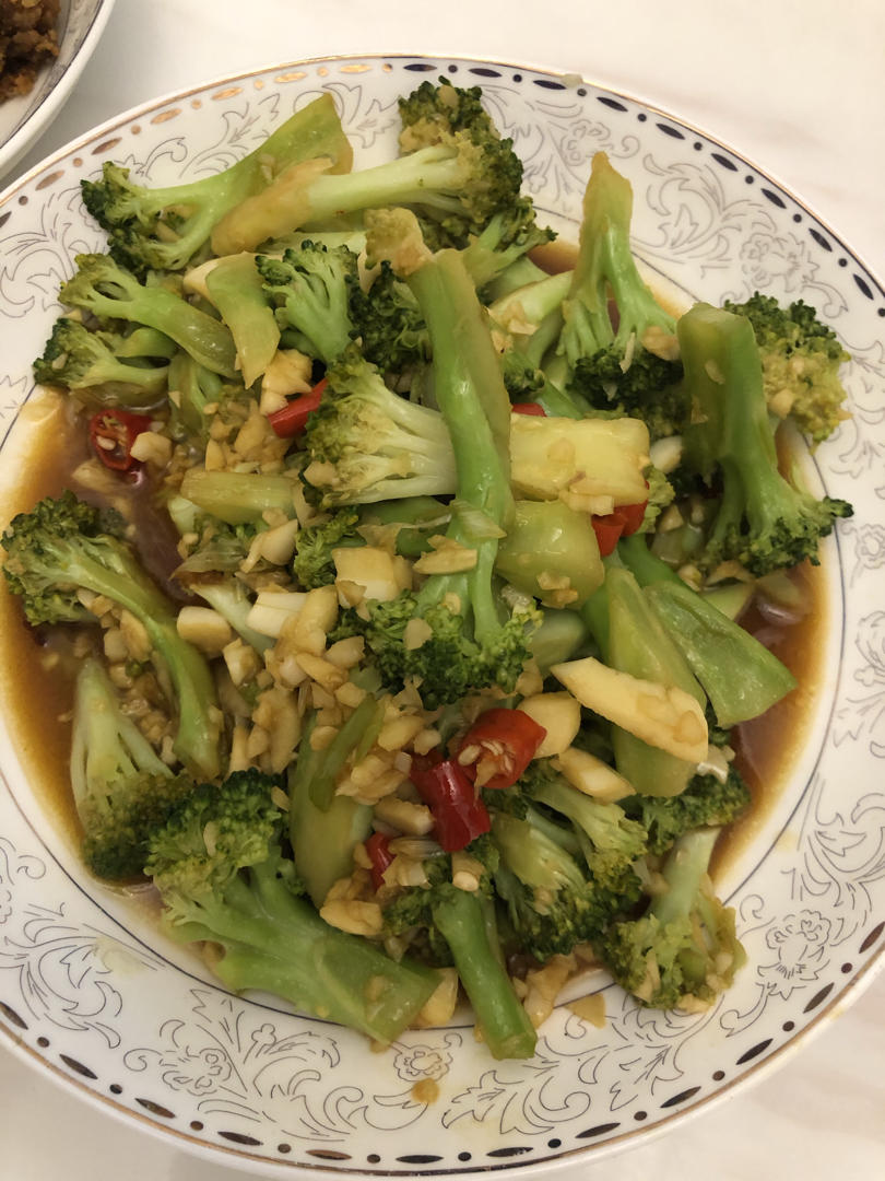 蚝油蒜蓉西兰花