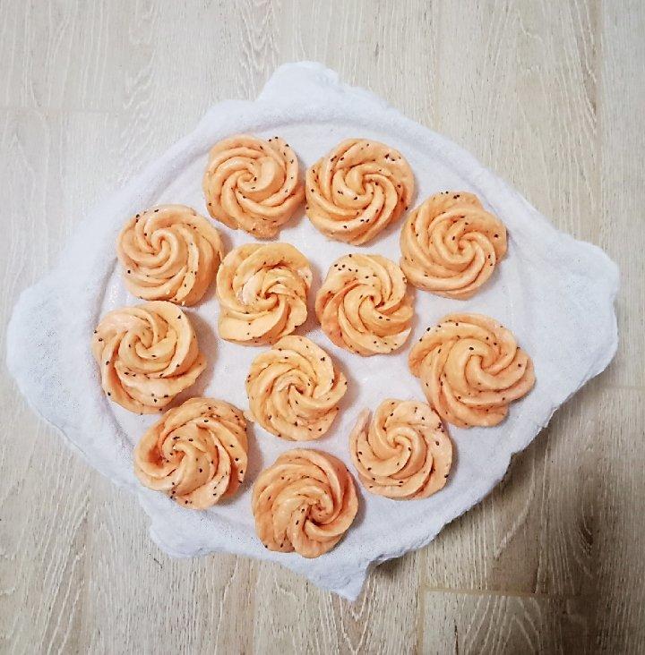 火龙果玫瑰馒头