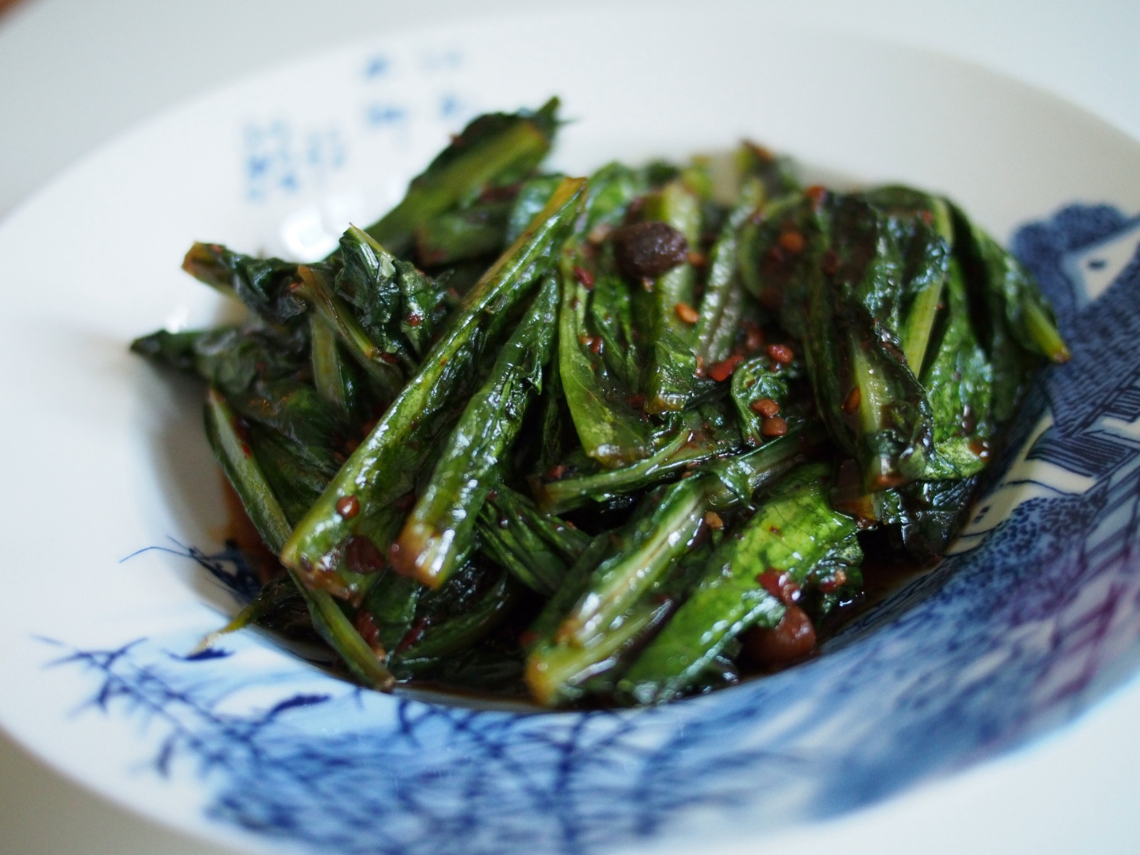 豆豉鲮鱼油麦菜