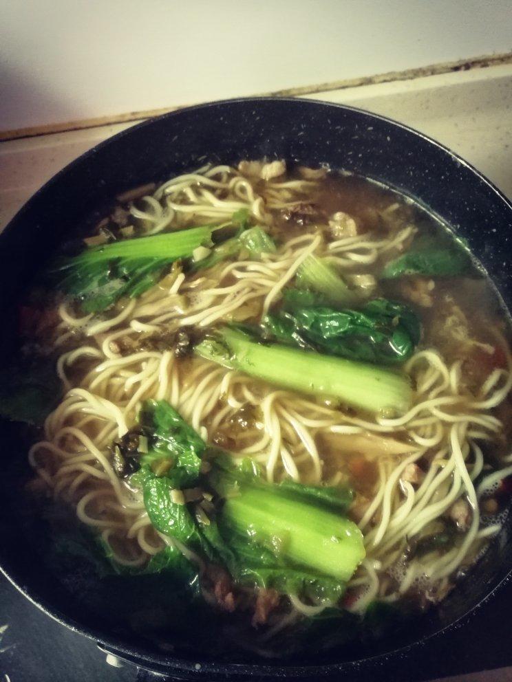 雪菜肉丝面