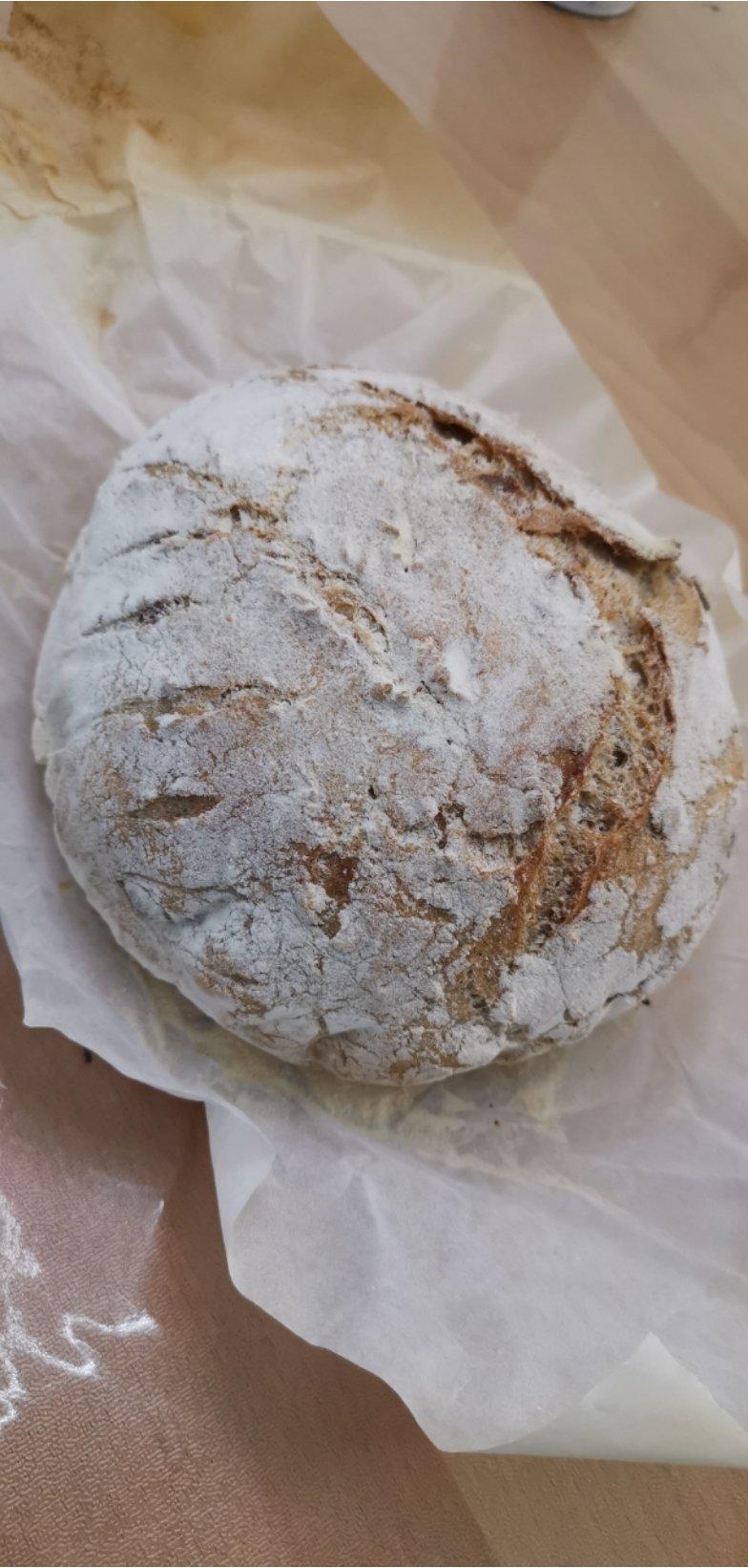 外脆内软不用揉面的乡村面包