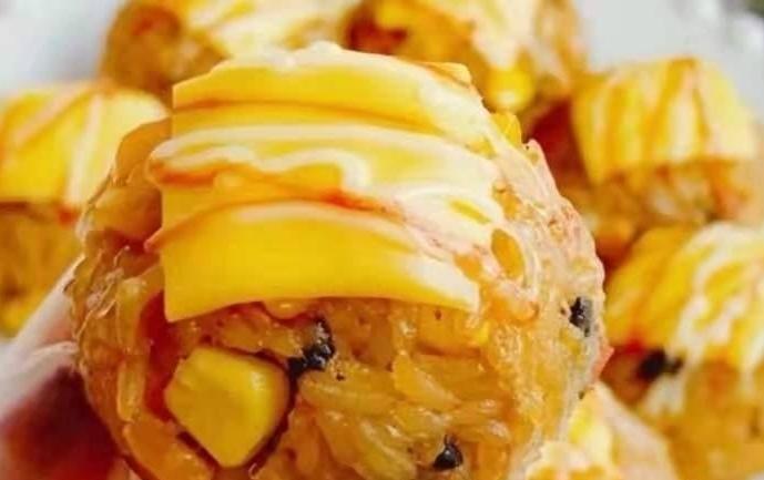 孩子们超喜欢的芝士烤饭团（空气炸锅版）