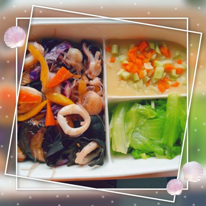 包菜鸡蛋炒粉丝