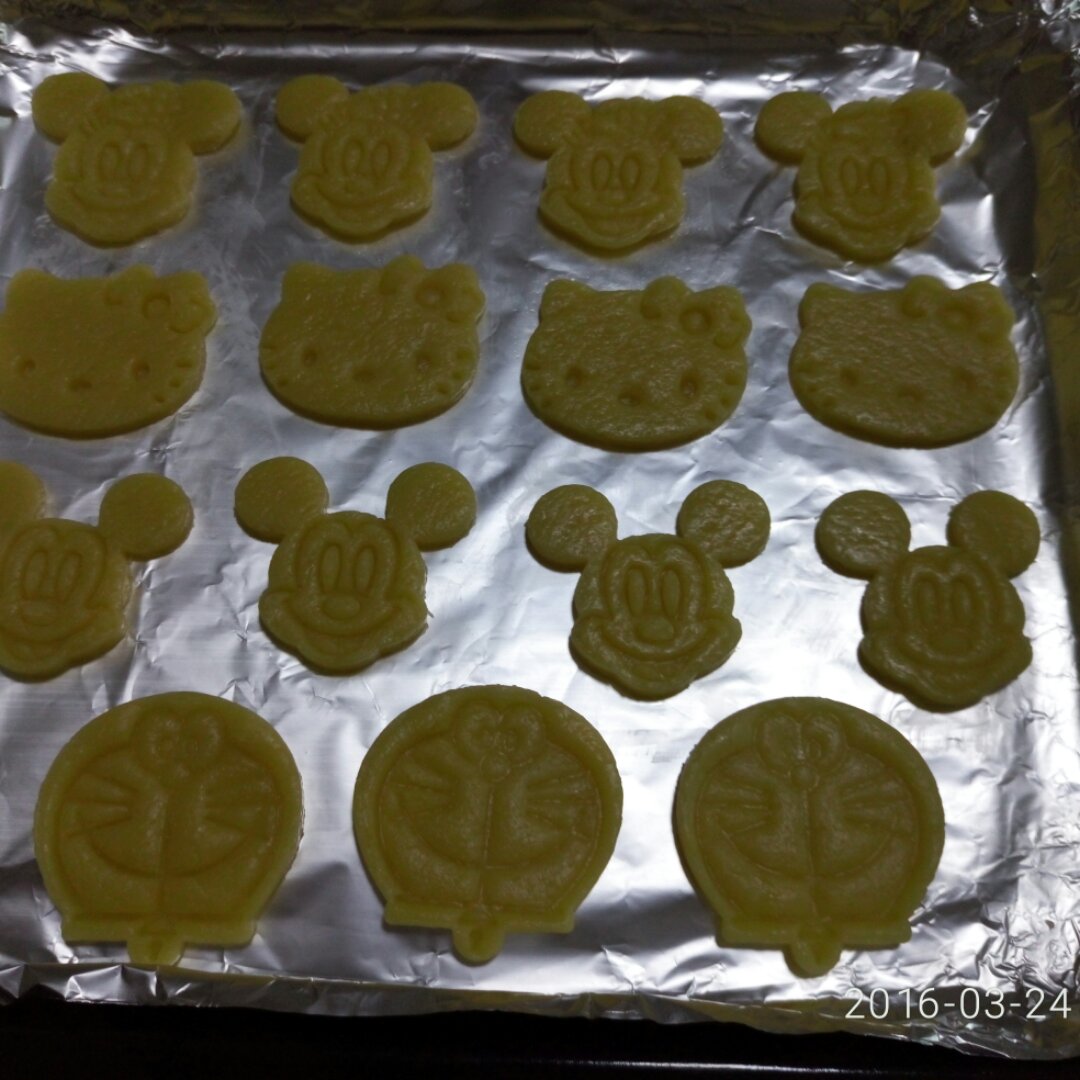 卡通黄油饼干