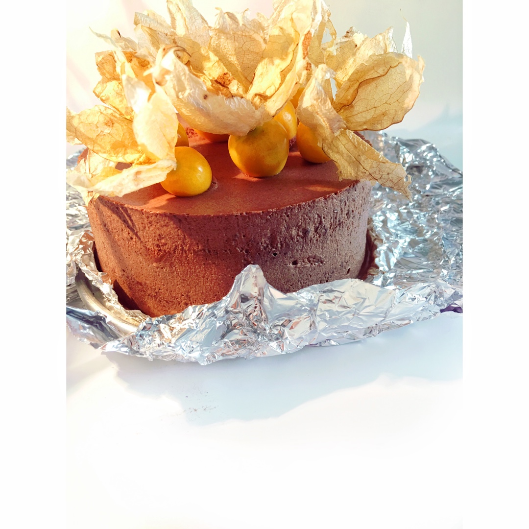 #拼颜值 也拼实力# Sunset Choco-橙子巧克力慕斯蛋糕