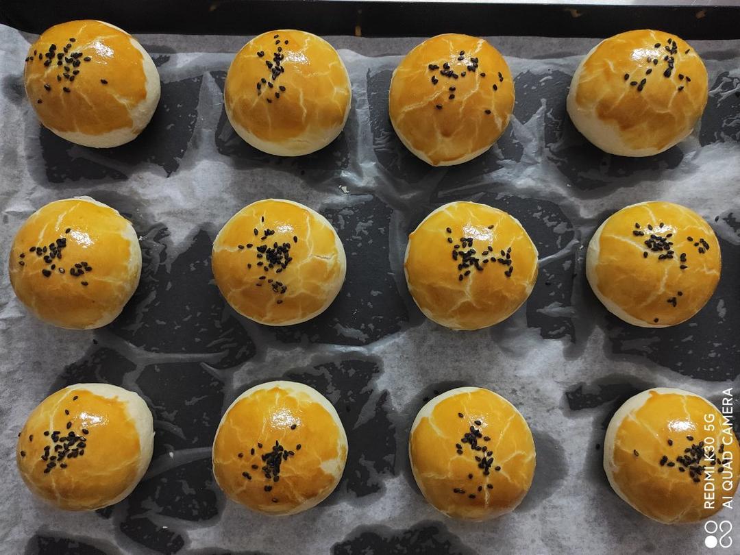 超好吃麻薯肉松蛋黄酥