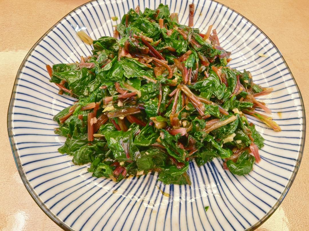 凉拌菠菜(家传秘方)