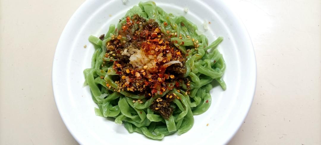 自制营养手工【菠菜面条】