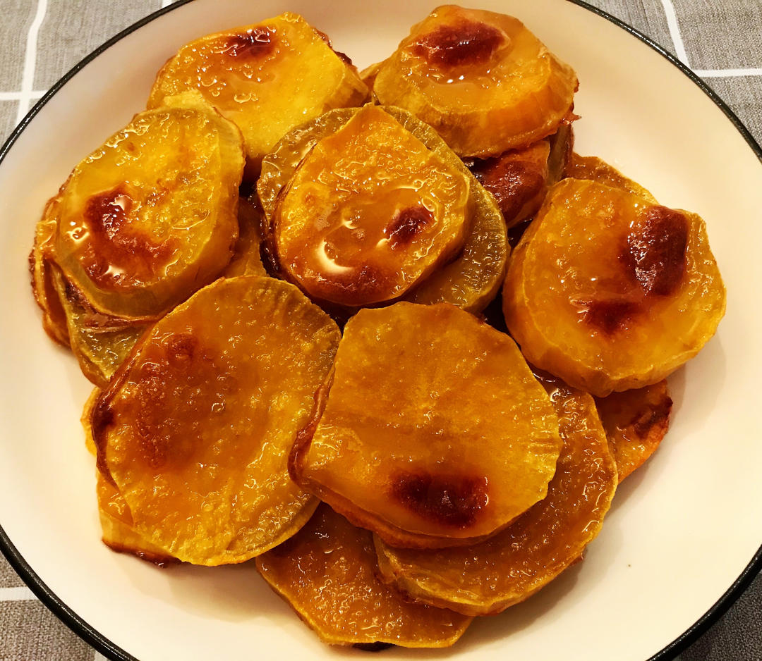 蜜汁烤红薯片