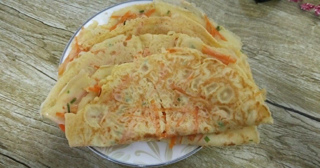 胡萝卜鸡蛋饼