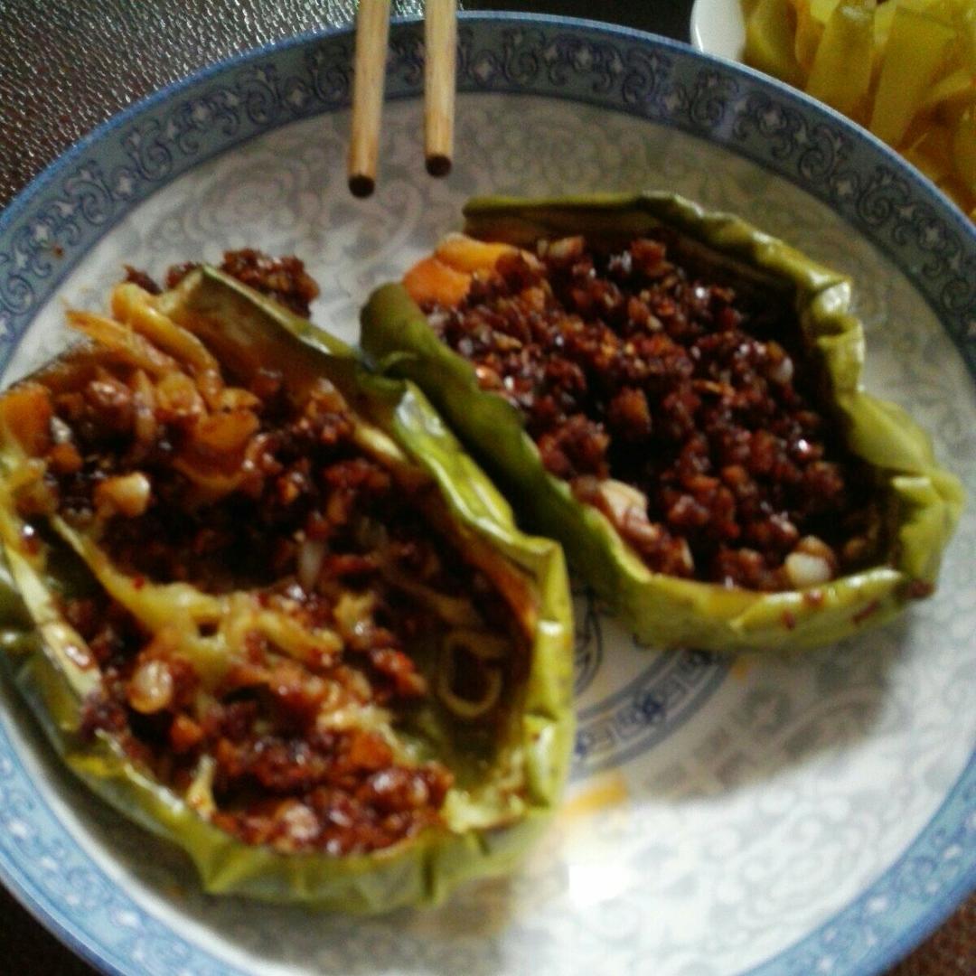【微波炉烤茄子】