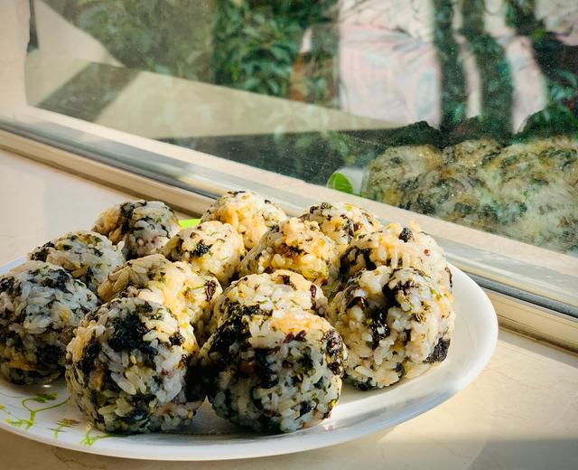 快手海苔肉松饭团🍙/紫菜拌饭