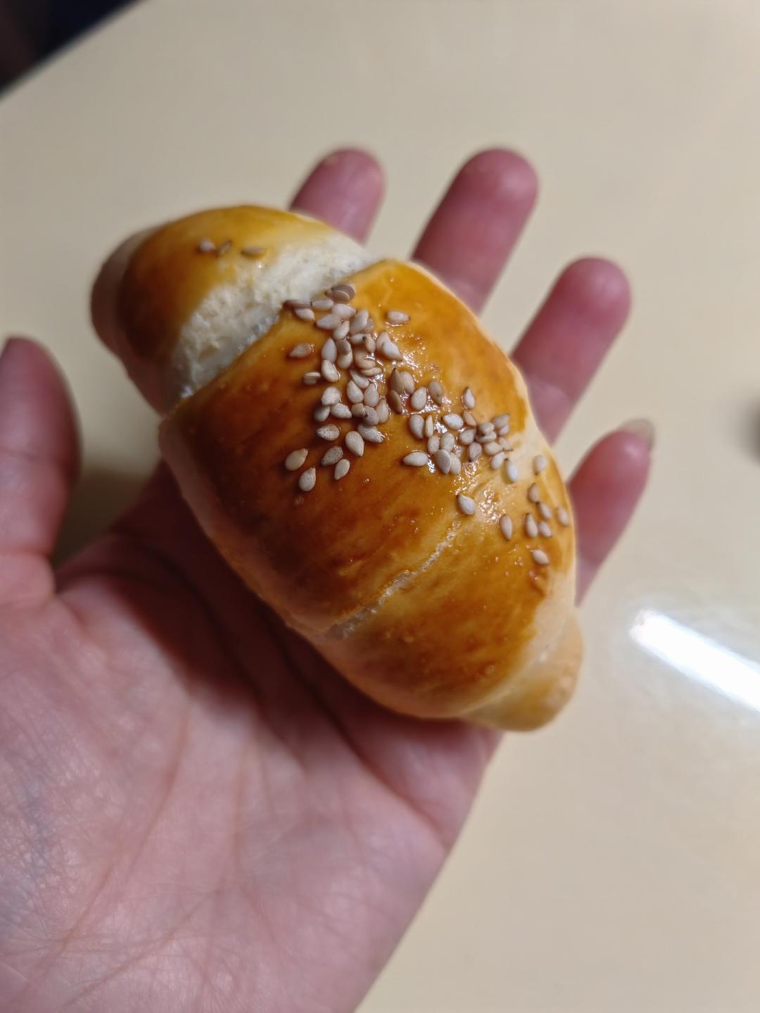 奶香牛角包—新手入门级的面包