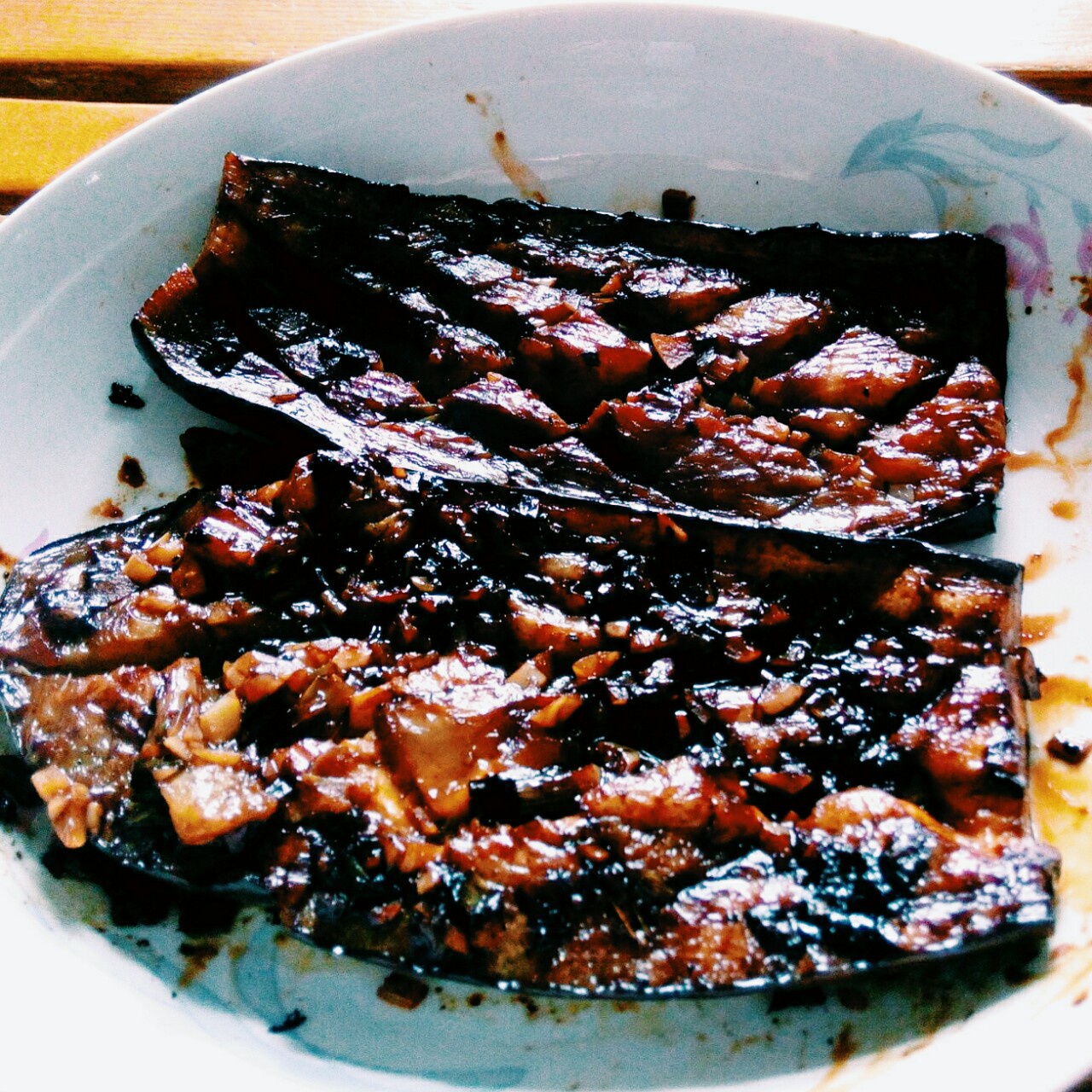 melodia做的电饼铛烤茄子