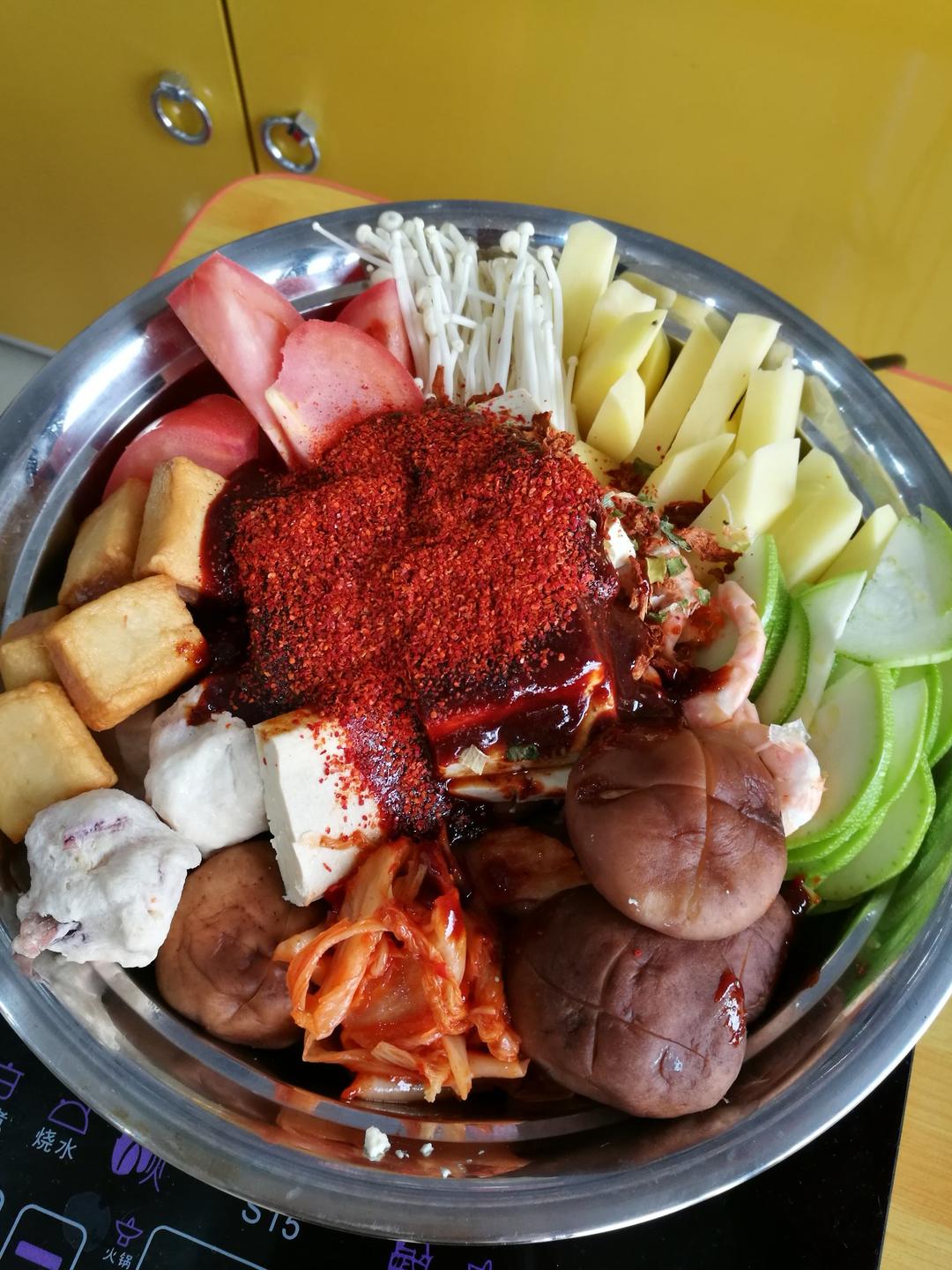 韩国部队锅拉面锅（超好吃）