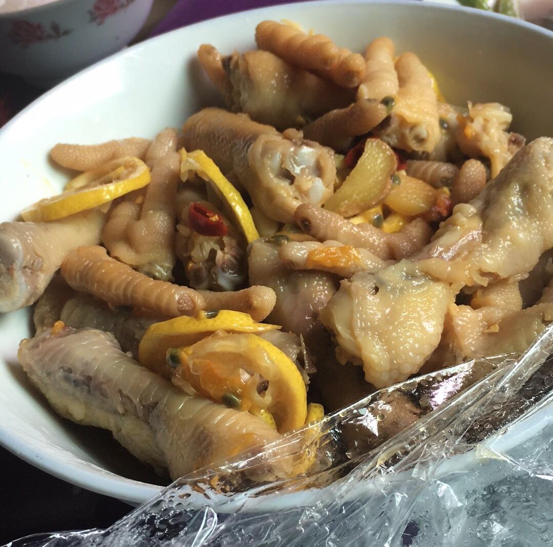 柠檬百香果鸡爪
