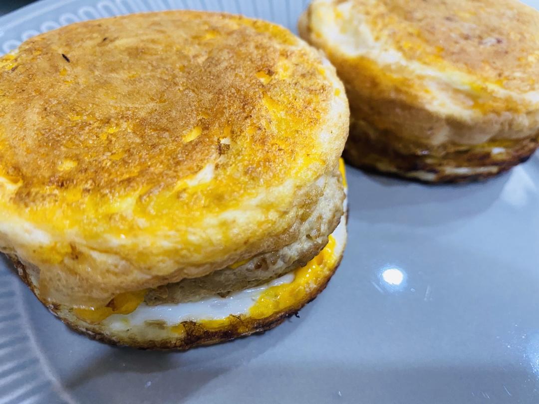 生酮版虾肉馅鸡蛋饼