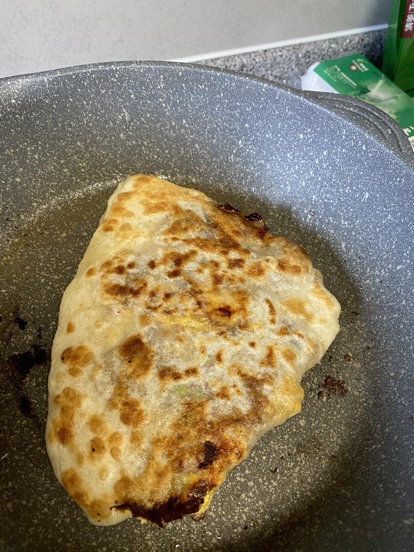 葱花牛肉饼