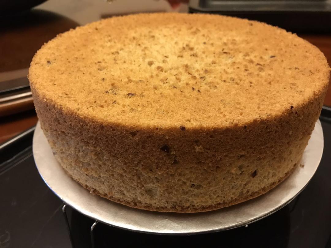 红糖红枣戚风蛋糕（17cm烟囱模）