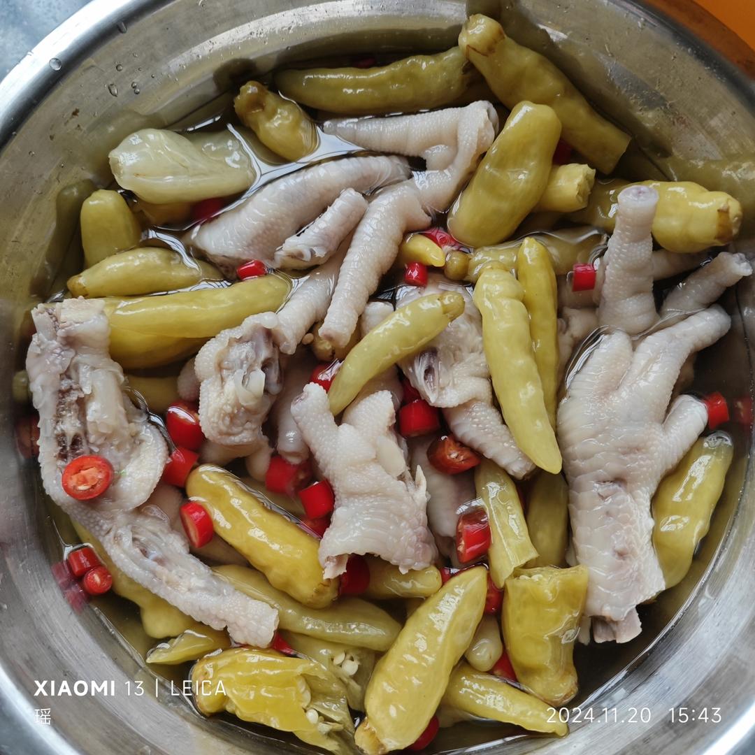 糟卤泡椒鸡爪