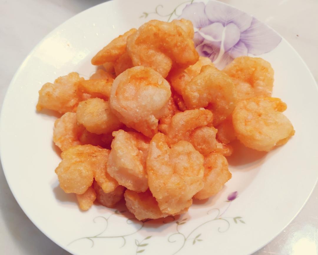脆皮虾仁的做法