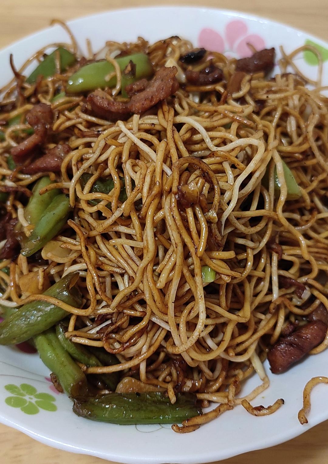 地道老北京扁豆焖面 豆角焖面 太好吃小心吃撑哦