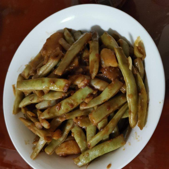 土豆炖豆角