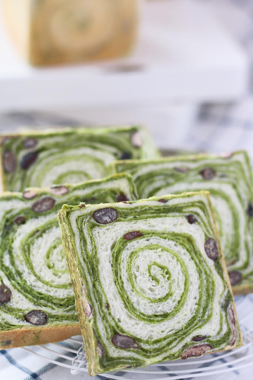 抹茶双色迷你吐司