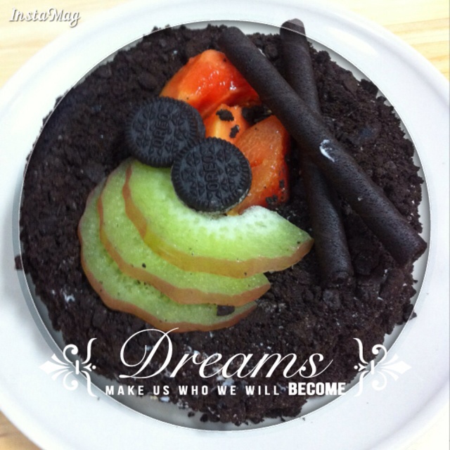 奥利奥水果奶油蛋糕