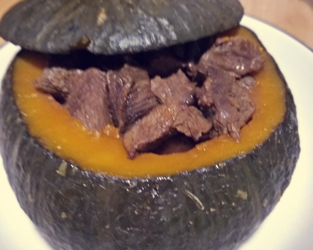 牛肉南瓜盅的做法
