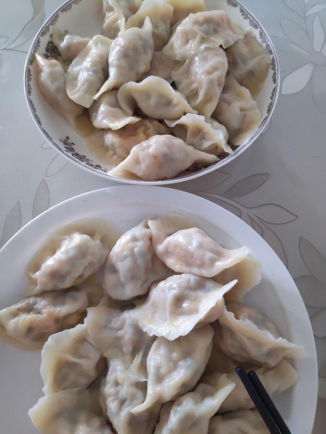 手工揉面三分钟，又韧又薄又好包的饺子皮