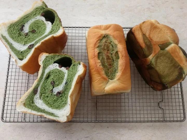 抹茶双色吐司